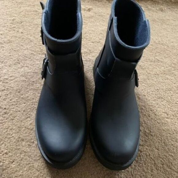 Gentle Souls Best Fun Size Women’s 6M Blue Rubber Boots - Picture 3 of 7